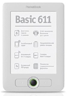 Стартовали продажи новой бюджетной модели PocketBook 611 Basic