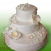 Свадебный торт «Яблоневый цвет»