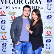 Василий Бондарчук с женой на презентации YEGOR GRAY